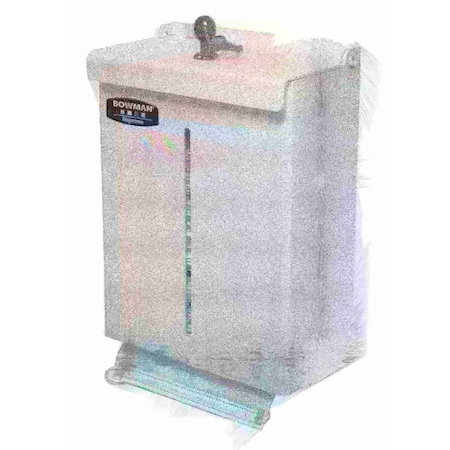 Bowman Dispensers Facemask Dispenser, White ABS FM404-0213